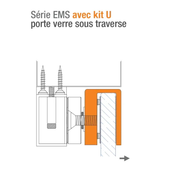 Ventouse Em Applique 300 Lbs 12/24V Dc Contact Hall / Led - Nf S 61-937