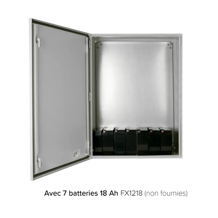 Coffret Étanche Pswb Ip 66 En Métal 600 X 800 X 300 Mm Avec Plaque De Fond