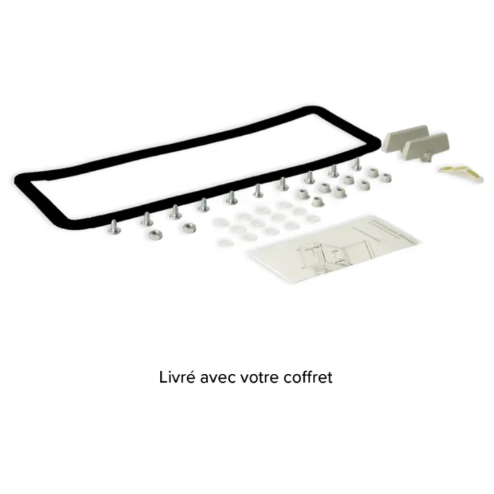 Coffret Étanche Pswb Ip 66 En Métal 600 X 800 X 300 Mm Avec Plaque De Fond