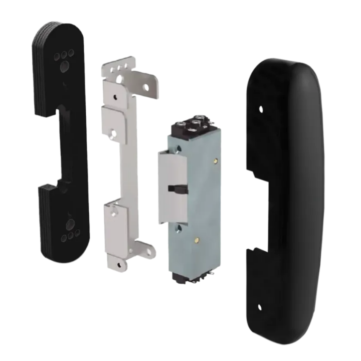 Gâche Élec. 34A Ap Pour Bap 6500 N À Rupture Ctc 24V Dc Tvs / Noir