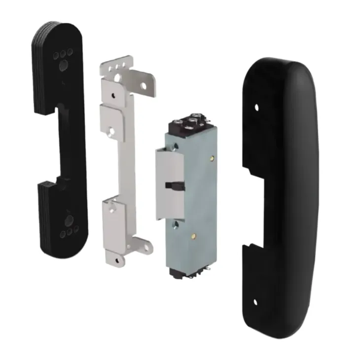 Gâche Élec. 34A Ap Pour Bap 6500 N À Rupture Ctc 24V Dc Tvs / Noir