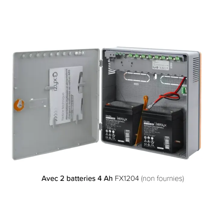 Alimentation Chargeur Rsxv-C 4 Voies 230V Ac / 12V Dc (13,8V) / 8A - 271 X 265 X 103 Mm