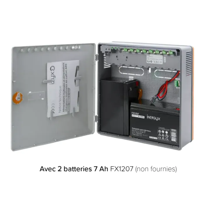 Alimentation Chargeur Rsxv-C 4 Voies 230V Ac / 12V Dc (13,8V) / 8A - 271 X 265 X 103 Mm