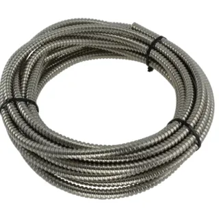 Passage De Câble En Rouleau De 10 M Diamètre 9/7 Mm Gaine En Acier Inoxydable