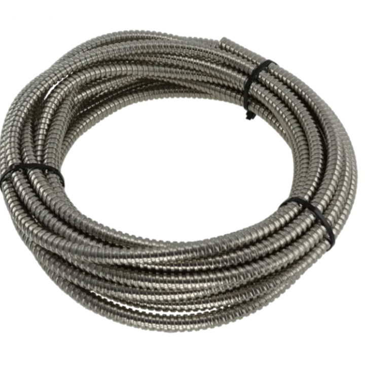 Passage De Câble En Rouleau De 10 M Diamètre 9/7 Mm Gaine En Acier Inoxydable