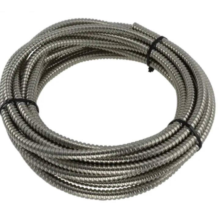 Passage De Câble En Rouleau De 10 M Diamètre 9/7 Mm Gaine En Acier Inoxydable