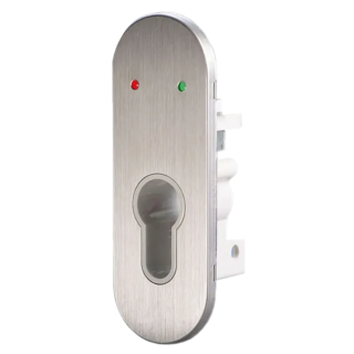 Contacteur à clé à encastrer Contact inverseur maintenu LEDs R/V 12/24V DC