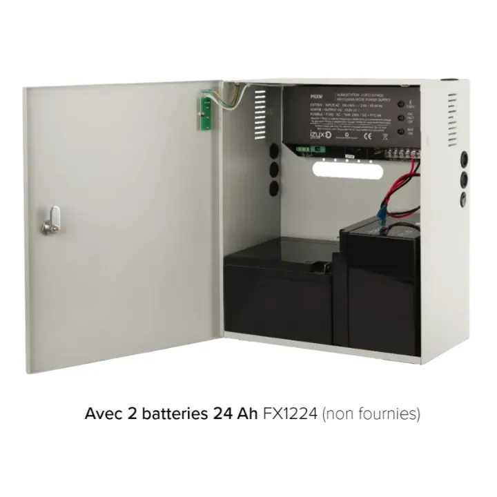 ALIMENTATION CHARGEUR 230V AC/12V DC/10A EN COFFRET METAL