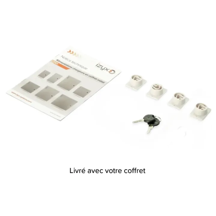 ALIMENTATION CHARGEUR 230V AC/12V DC/10A EN COFFRET METAL