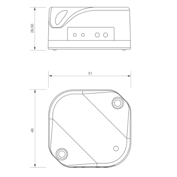Alimentation miniature IP 65 230V AC / 24V DC / 1A - A fils