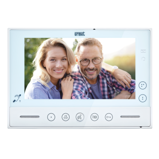 Moniteur Modo 7'' Blanc 2Voice Perso pour systèmes URMET