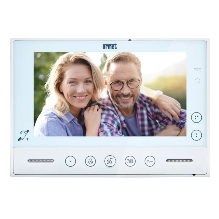Moniteur Modo 7'' Blanc 2Voice Perso pour systèmes URMET