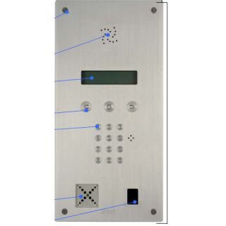 12 Touches + Carte + Membrane Pour  Db Alu