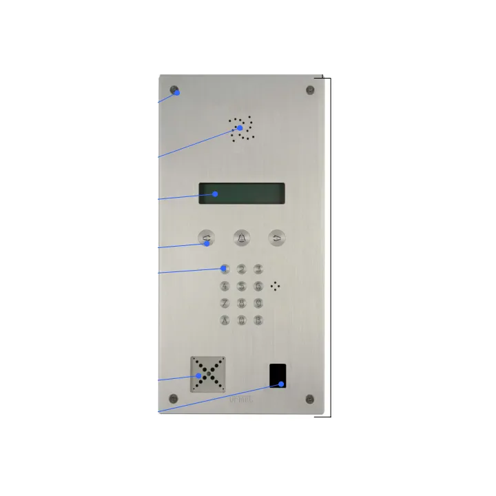 12 Touches + Carte + Membrane Pour  Db Alu