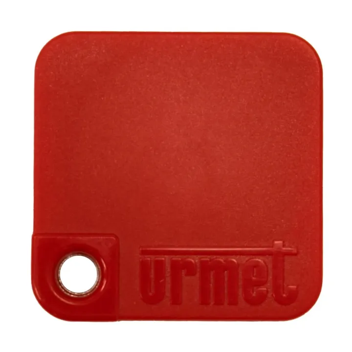 Badge Desfire Ev3 Rouge Personnalisé, Étanche Ip68 Et Antichoc Ik10
