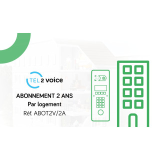 Abonnement T2V Prépayé 2 Ans / Logement pour systèmes URMET