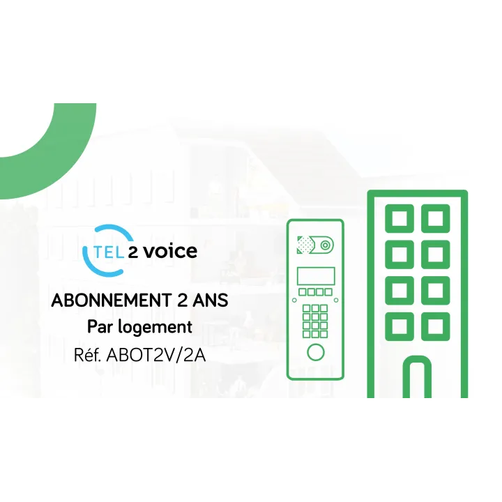 Abonnement T2V Prépayé 2 Ans / Logement pour systèmes URMET
