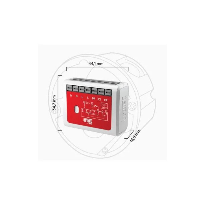 Micromodule Télérupteur Temporisable 2000W Radio Zigbee