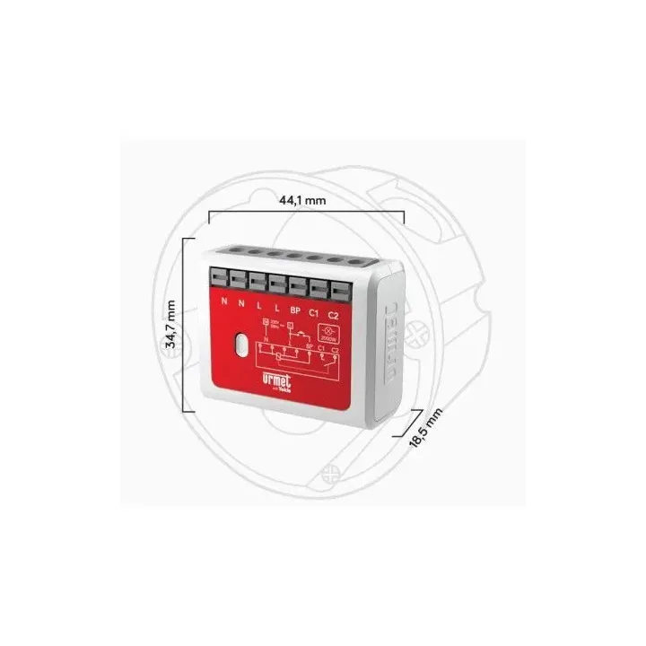 Micromodule Télérupteur Temporisable 2000W Radio Zigbee