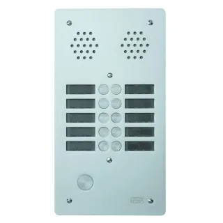 Plaque Av Alu 6Mm 2R 10Bo Champa pour systèmes URMET