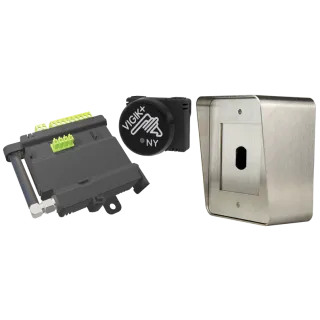 Kit Easyconnect+ : Centrale 4G + Lecteur V+ T25 - Pose Saillie