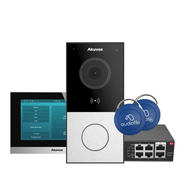 Pack Villa Intégrant Un Portier Vidéo E12 Avec Caméra 2Mp, Un M