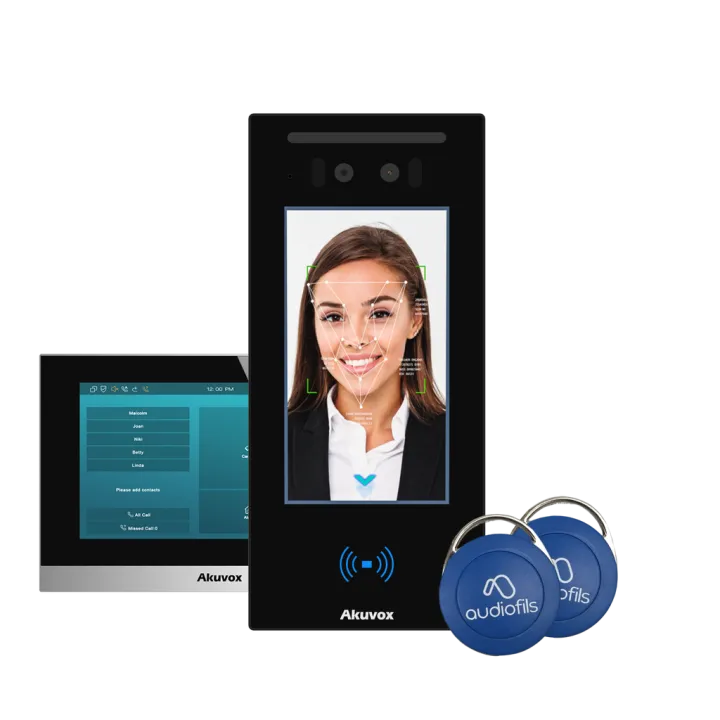 Pack Villa Wifi Connecte E16C+1 Moniteur 7'S C315W, 2 Alimentation, 2 Badge