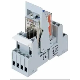 Relai 12 Vac 4 Rt Avec Socle Din A Visser