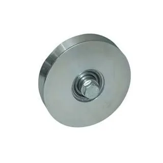 Roue D 100 Avec Axe - 1R - Gorge Ronde