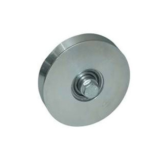 Roue D 140 Avec Axe - 2 R - Gorge En V