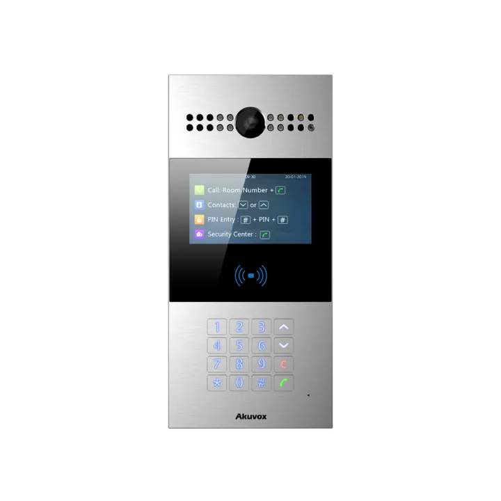Interphone Vidéo Android Sip+Écran Lcd Caméra 2Mp Grand Angle 1