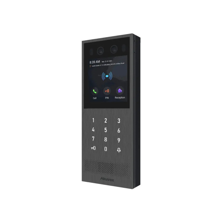 Interphone Vidéo Android Sip Écran 4'S 1080P, Ik10, Clavier Numér