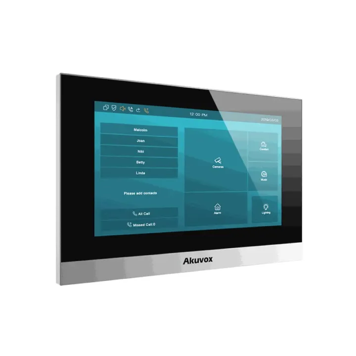 Moniteur Interieur Sip Avec Écran 7'S'S Version Linux , Façade Pl