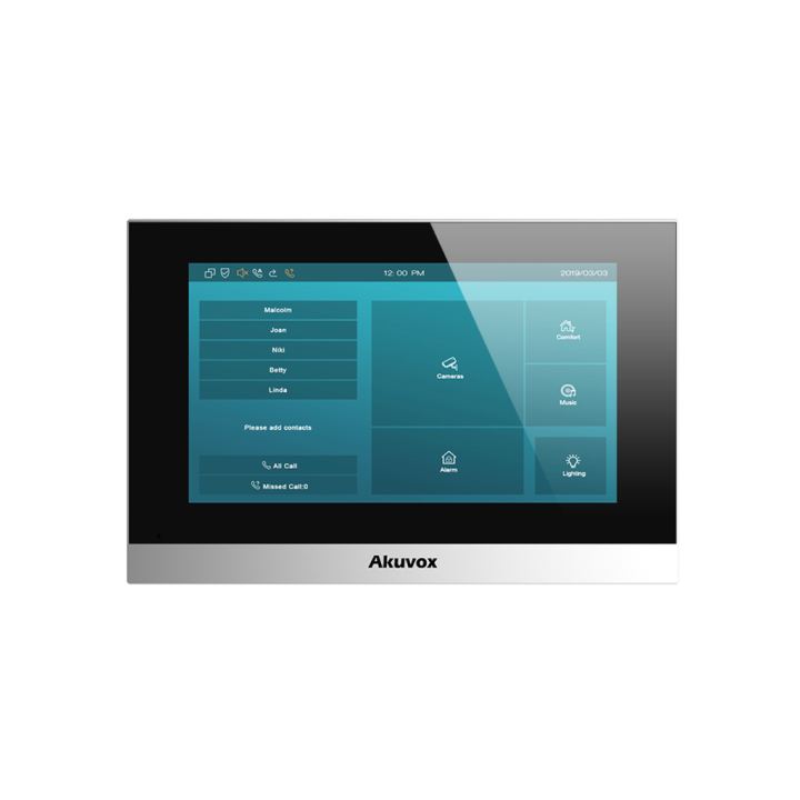 Moniteur Interieur Sip Avec Écran 7'S'S Version Linux , Façade Pl