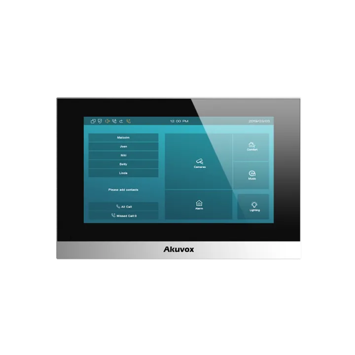 Moniteur Interieur Sip Avec Écran 7'S'S Version Linux , Façade Pl
