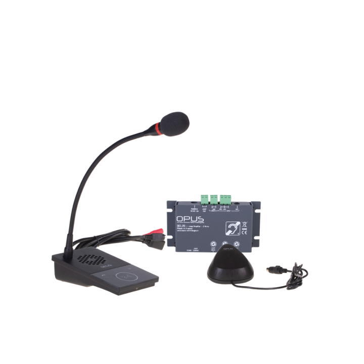 Interphone De Guichet Numérique Avec Pad Tactile