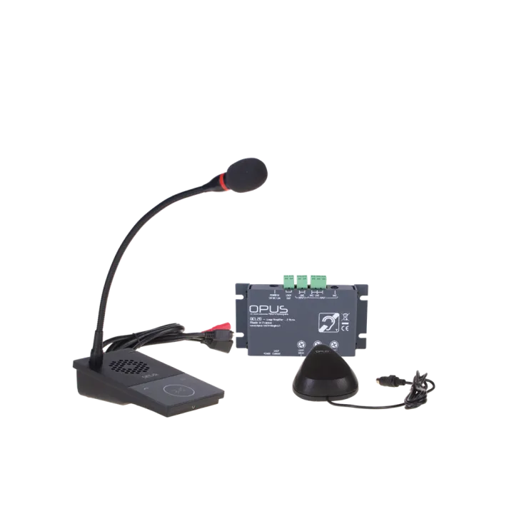 Interphone De Guichet Numérique Avec Pad Tactile