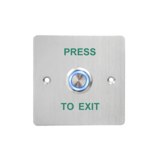 Bouton De Sortie Avec Led Sur Plaque Inox 86