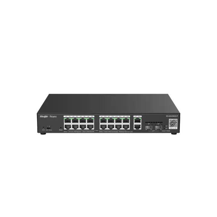 Switch Manageable & Cloud Gigabit À 20 Port Avec 16 Port Poe+, 2 Po