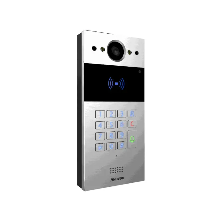 Interphone Vidéo 4G Avec Clavier Et Lecteur De Carte Rf Caméra 2 Mp