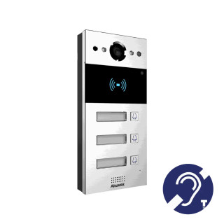 Interphone Vidéo Compact Sip+3 Bouton Et Boucle Magnétique Vidéo