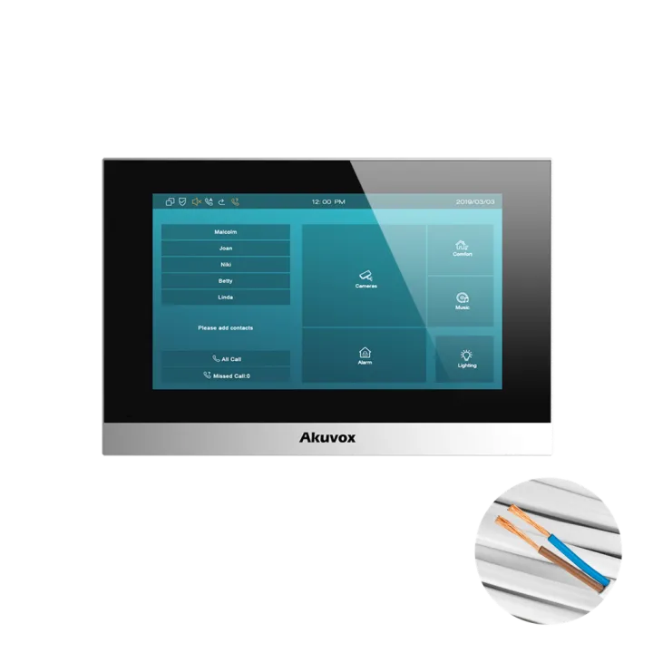 Mon 2 Fils Faible Consommation En Sip+Ecran 7'' Et Wifi (Vers Li