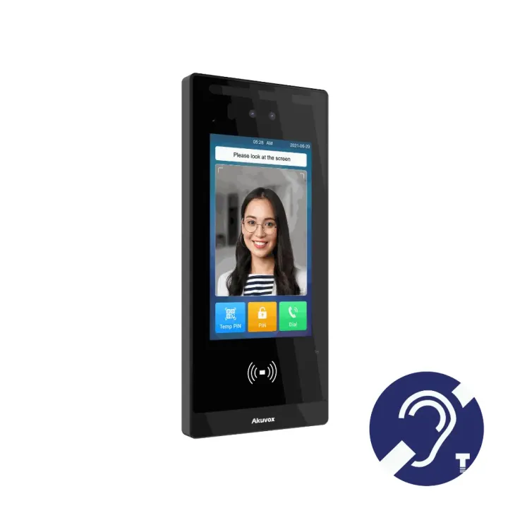 VISIOPHONE IP BIM TACTILE 7'+CLAV CODE CAM 2MP 116° LECT QR C