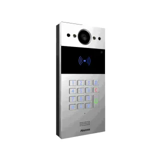 VISIOPHONE SIP IP 1 BP+CLAV CODE CAM 4MP 150° LECTEUR 13,56&125