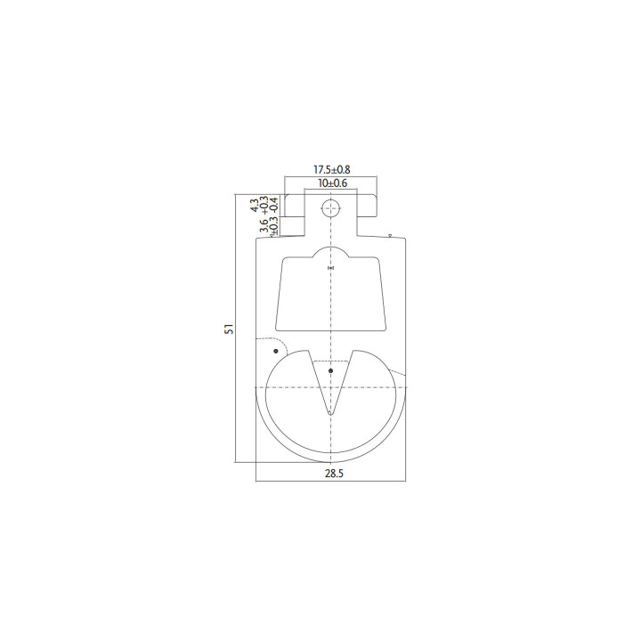 FLEX-CONTACT SKS 51-Bord palpeur conducteur hauteur 51mm