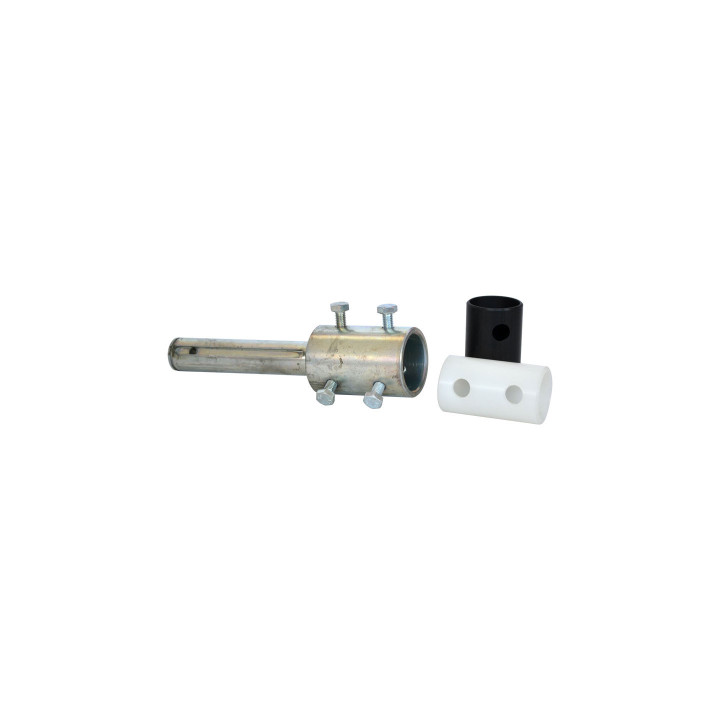 Adaptateur avec clavette pour motoréducteur avec arbre creux 25,4mm pour montage sur arbre plein 31,75/35/40mm