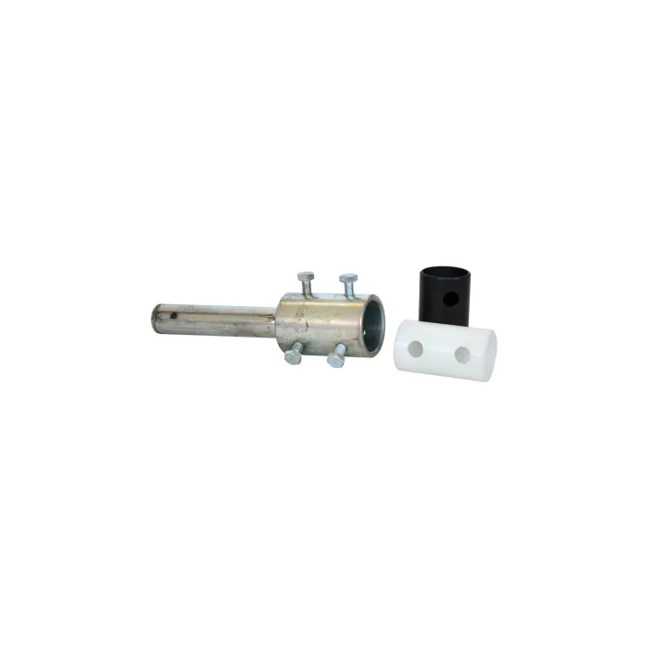 Adaptateur avec clavette pour motoréducteur avec arbre creux 25,4mm pour montage sur arbre plein 31,75/35/40mm