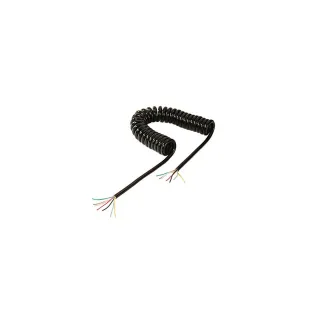 Cordon spirale 7 conducteurs 1mm² -longueur developpée 3m