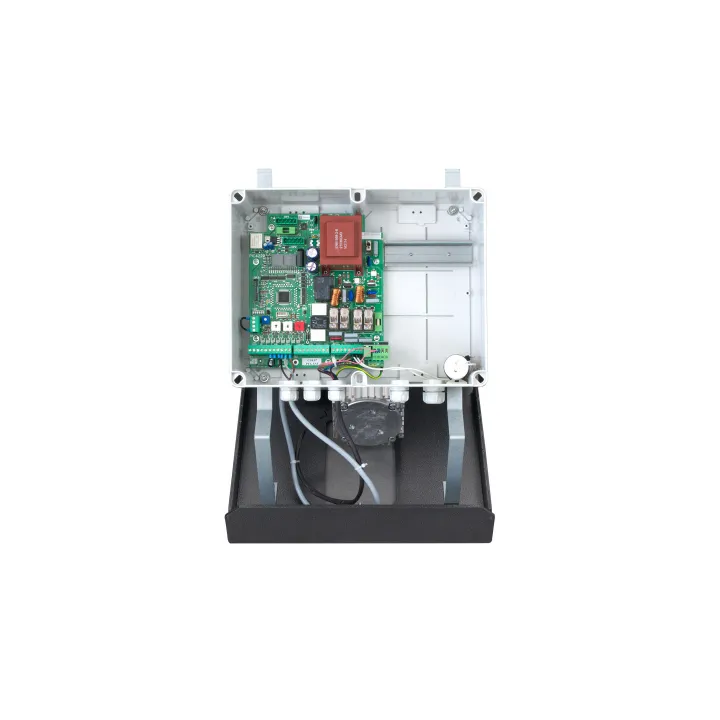 PEGASE 1500 BAS-Opérateur coulissant pour portail 1500kgs, alimentation 230V en caisson métallique bas