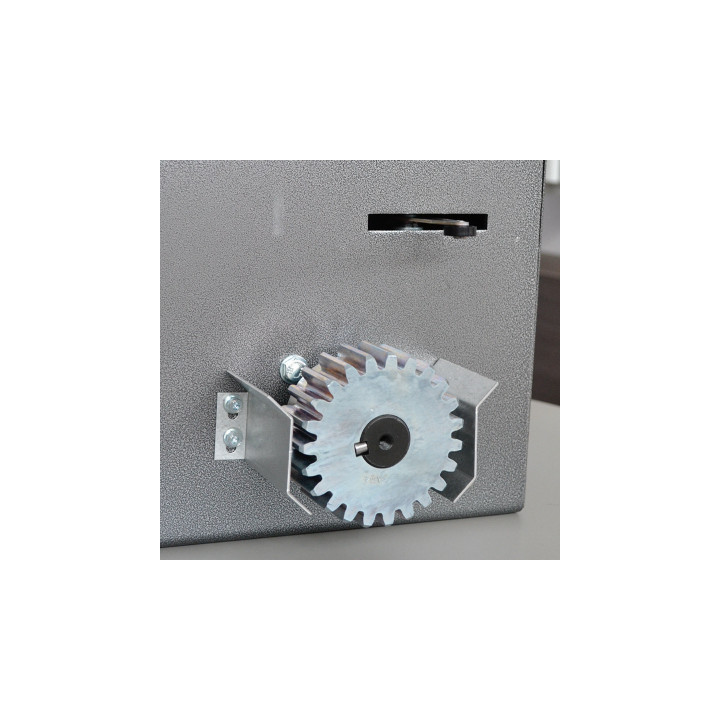 PEGASE 1500 BAS-Opérateur coulissant pour portail 1500kgs, alimentation 230V en caisson métallique bas
